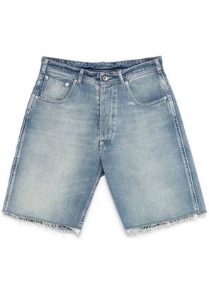 Maison Margiela cut-off denim shorts - Blue