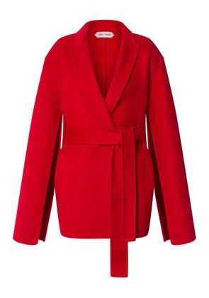 Alberta Ferretti double-breasted belted blazer - Red