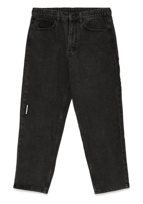 AAPE BY *A BATHING APE® AAPENOW moonface-logo jeans - Black