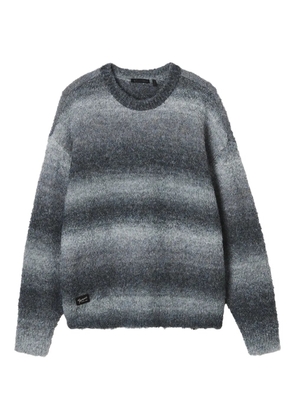 FIVE CM ombré striped sweater - Grey