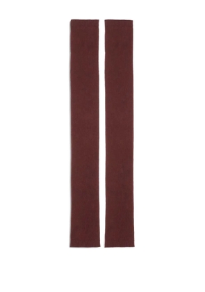 SA SU PHI cashmere silk gloves - Brown