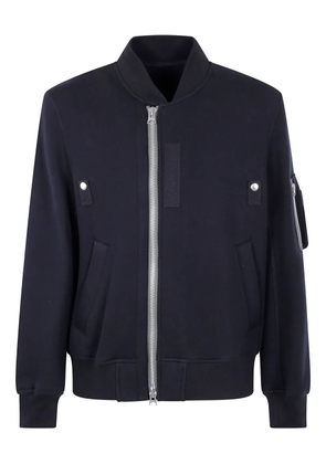 sacai zip-fastening pocket bomber jacket - Blue