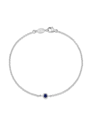 DOWER AND HALL Dewdrop sapphire chain bracelet - Silver
