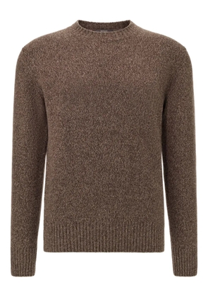 Boggi Milano crew-neck pullover - Brown