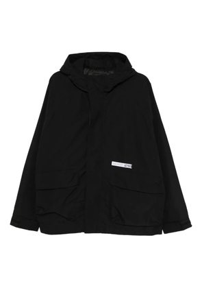 FINGERCROXX logo-patch jacket - Black
