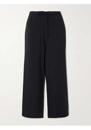 TOTEME - Striped Jacquard Wide-leg Pants - Black - DK32,DK34,DK36,DK38,DK40