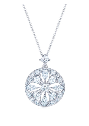KWIAT 18kt white gold star diamond pendant necklace - Silver