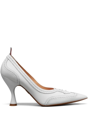 Thom Browne leather pumps - White