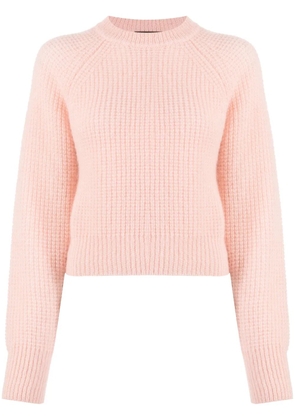 Fabiana Filippi mohair-blend crewneck jumper - Pink