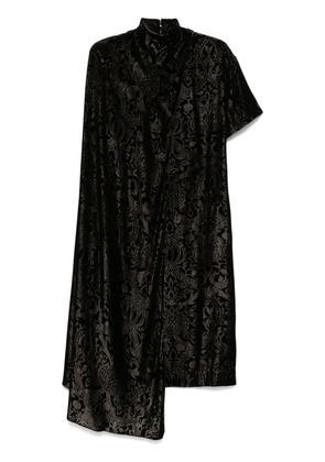 Roberto Cavalli jacquard midi dress - Black