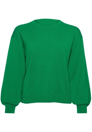 ERES long-sleeve knitted jumper - Green