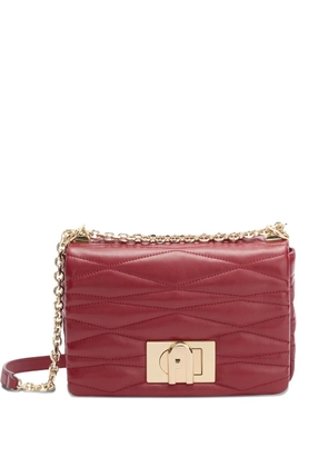 Furla small Mala quilted chain-strap cross body bag - Red