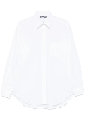 Moschino logo-embroidered shirt - White