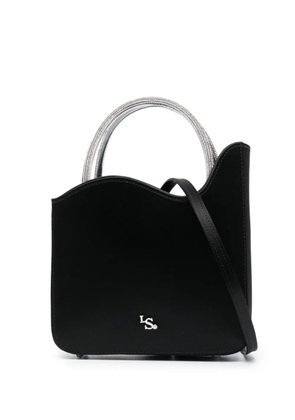 Le Silla micro Ivy satin bag - Black