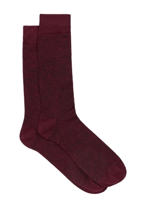 ETRO jacquard-pattern socks - Red