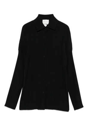 Forte Forte ribbed buttton-up shirt - Black
