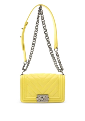 CHANEL Pre-Owned 2016-2017 Boy shoulder bag - Yellow