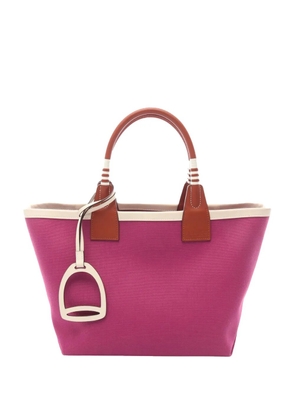 Hermès Pre-Owned 2022 Toile and Swift Steeple 25 tote bag - Pink