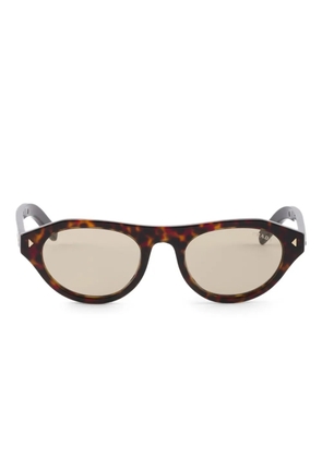 Prada Eyewear oval-frame sunglasses - Brown