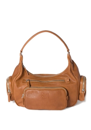 Miu Miu Pocket shoulder bag - Brown