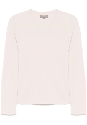 N.Peal Hallie Round Neck jumper - Pink