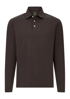 Boggi Milano long-sleeve polo shirt - Brown