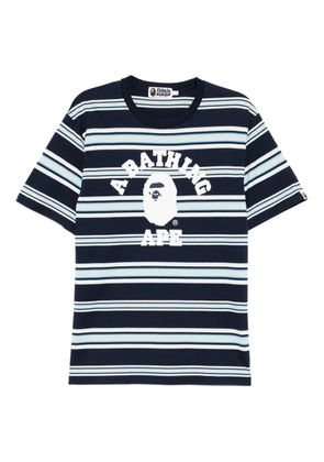 A BATHING APE® striped T-shirt - Blue