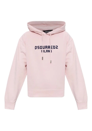 DSQUARED2 logo-print hoodie - Pink