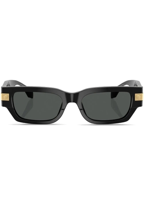 Versace Eyewear Classic rectangle-frame sunglasses - Black