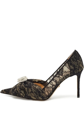 MACH & MACH lace pumps - Black