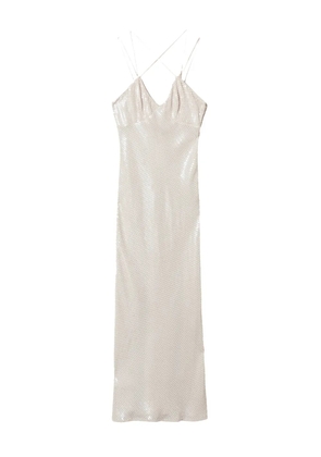 TWINSET sequinned dress - White