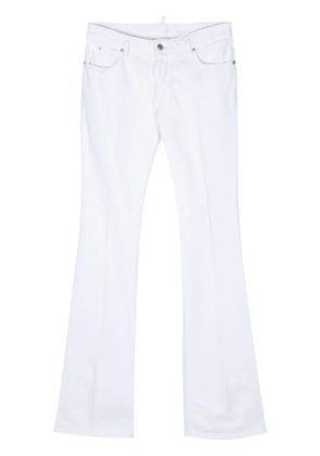 DSQUARED2 mid-rise flared jeans - White