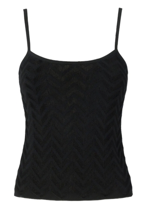 Missoni zigzag-woven vest - Black