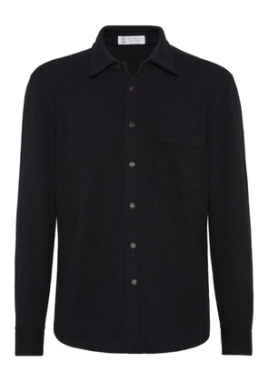 Brunello Cucinelli knitted shirt - Black