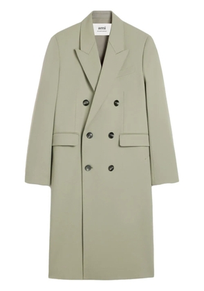 AMI Paris double-breasted virgin wool blazer - Green