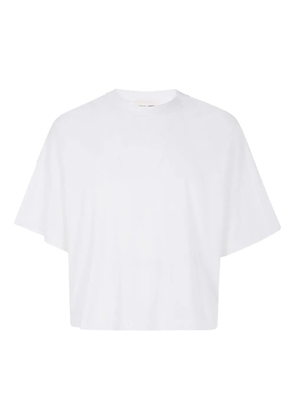 FEAR OF GOD ESSENTIALS logo-patch T-shirt - White