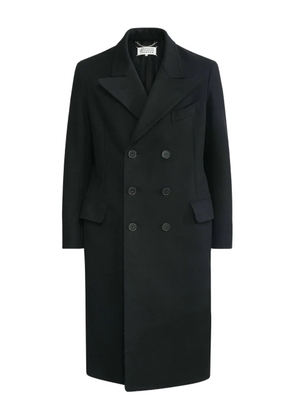 Maison Margiela virgin-wool double-breasted coat - Black