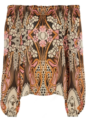 Temperley London off-shoulder blouse - Pink