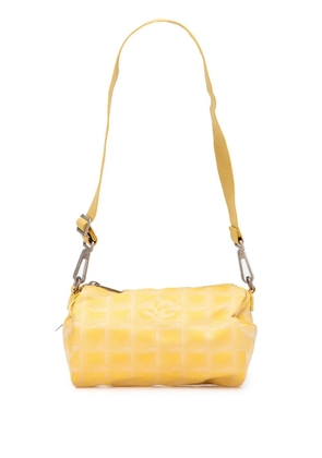 CHANEL Pre-Owned 2002-2003 New Travel Line Nylon Barrel shoulder bag - Yellow