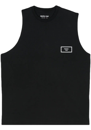 Martine Rose logo-print cotton T-shirt - Black