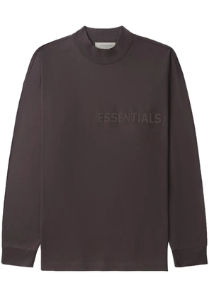 FEAR OF GOD ESSENTIALS logo-print long-sleeve T-shirt - Purple