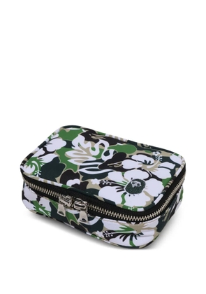 A BATHING APE® hibiscus-print washbag - Green