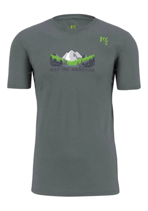 KARPOS mountain-graphic T-shirt - Grey