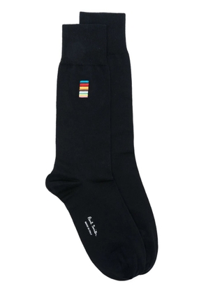 Paul Smith artist-stripe socks - Blue