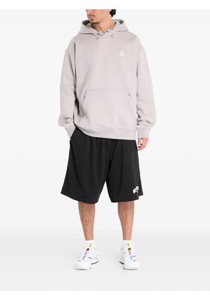 Nike triangle-logo hoodie - Grey