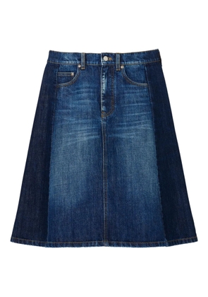 Marc Jacobs two-tone denim skirt - Blue