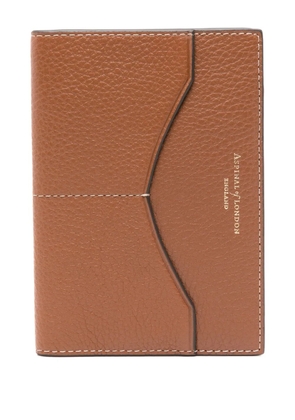 Aspinal Of London Hudson passport cover - Brown