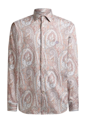 ETRO floral paisley shirt - Neutrals