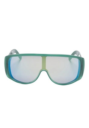 MM6 Maison Margiela shield-frame sunglasses - Green
