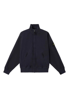 Stone Island zip-fastening welt-pockets sweatshirt - Blue